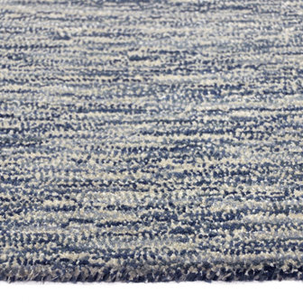 Ounce Munching Verzorger Wollen vloerkleed Wales blauw grijs - Vloerkleden